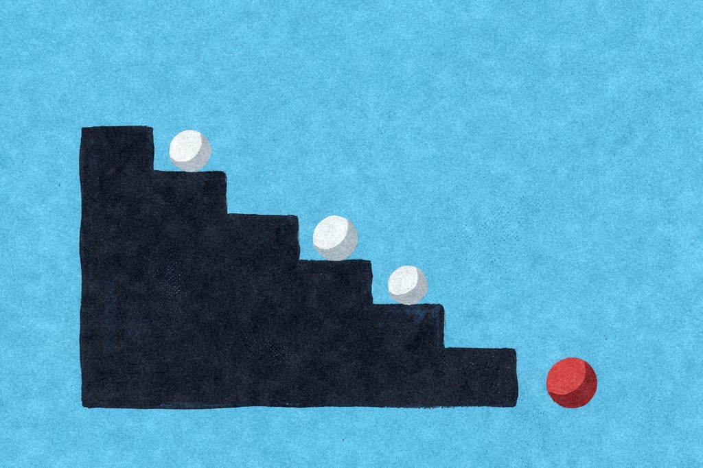 SPCX −16.4% leads eight-name tech sell-off; INTC gains 5.2% — editorial illustration