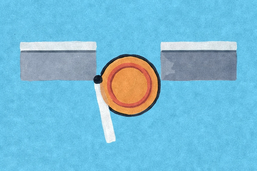 COIN down 10.1% as CLARITY Act Senate odds crash; 10-year at 4.97% — editorial illustration