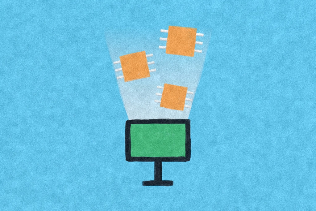 META +11.4% on Muse launch drags INTC, AMD, QCOM above 9% — editorial illustration