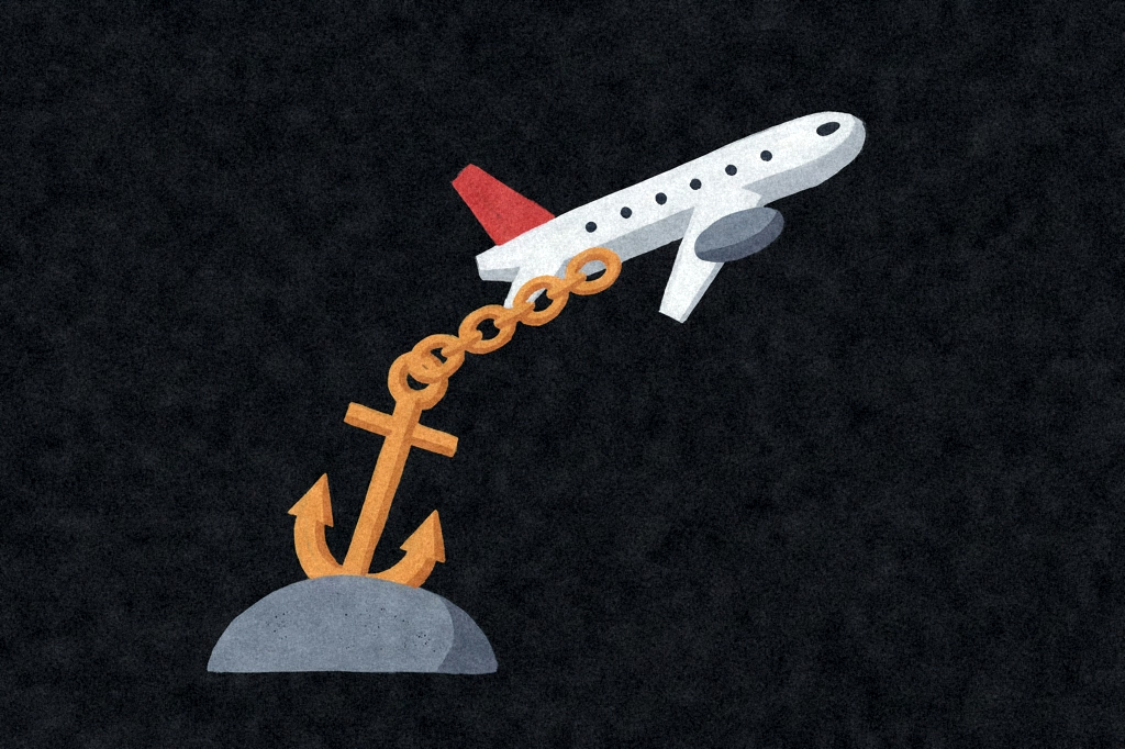BA down 10.7% on 737 production delay to late 2027 — editorial illustration